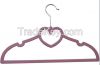 Flocked hanger