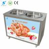 Fast freezing thailand roll fry ice cream machine with 8 buckets