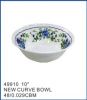 Various certificate melamine colorful salad bowl Best selling good price plastic salad serving bowl