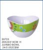 Various certificate melamine colorful salad bowl Best selling good price plastic salad serving bowl