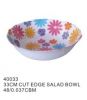 Various certificate melamine colorful salad bowl Best selling good price plastic salad serving bowl