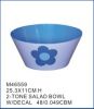 Various certificate melamine colorful salad bowl Best selling good price plastic salad serving bowl