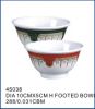 Top quality colorful melamine food storage bowl Functional large capacity melamine green durable bread mixing bowl