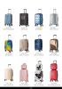 3sets of soft&hard luggage