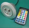4W RGB led downlight w...