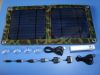 7watt foldable solar bag charger match with 2600mAh power bank kit