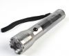 1watt high brightly led solar aluminum flashlight HQ-111A with rechargeable built-in battery