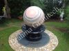 ball water feature, garden ball fountain