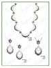 Marcasite set of Neckl...