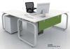 modern office workstation with cabinet, office partition