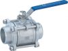 3pc welded ball valve