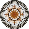 Water Jet Marble Medallion