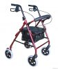 4-wheel aluminum rollator