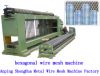 Hexagonal mesh machine