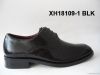 men burnish dress shoes