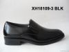 men burnish dress shoes