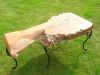 Burr elm coffee table