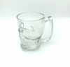 Skull glass MUG, beer  stein, skull beer mug