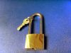 brass padlock and lock