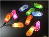 String lights with sli...