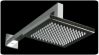 square brass shower head