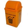 small tin dustbin, des...