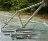 Titanium bicycle frame and parts