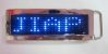 LED belt buckle scrolling message