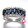 925 silver natural Sap...