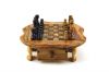 olive wood chess board game