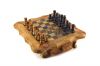 olive wood chess board game