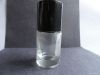 11ml Round Nail Polish Glass Bottle with Black Round Cap