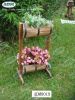 Wooden flower pot, pla...