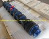 Conveyor Carrying Idler , conveyor return roller with rubber ring,