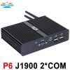 Partaker P6 Celeron j1900 Mini PC Core Win7 / Linux / Windows Desktop Thin client Macro Computer Mini PCs free shipping