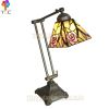 6 in stained glass tiffany style table lamp desk lamp flower lamp