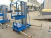 Aluminium single mast work lift platform: