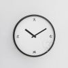 wooden quartz wall clock
