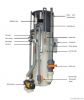 Large marine protein skimmer for the Recirculating Aquaculture System