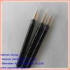 Nylon hair disposable cosmetic applicators