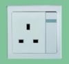 British Standard 13A switched socket