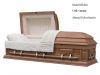 Solid oak casket
