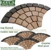 Fan pattern stone pave...
