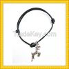 alloy round coin fashion pendent bracelet