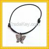 alloy cross new fashion pendent bracelet with wax rope charm bracelet