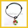 hot sale metal pendent adjustable color wreath bracelet