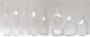 clear glass bottles