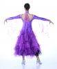 Ladies Ballroom Modern Waltz Tango Dance Dress-Over all dress-Pulpre