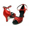 Bronze / red / black / beige / orange five straps stain ladiesâ Latin dance shoes