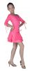 Girls/lady Ballroom latin dance dress-Overall Regulation styles-2colors Optional-Pink+Black